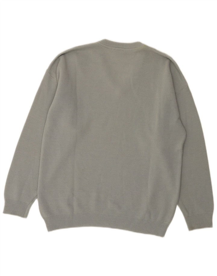 Lacoste Męski sweter z dekoltem w kształcie litery V, rozmiar 3, mały, zielony, wełniany