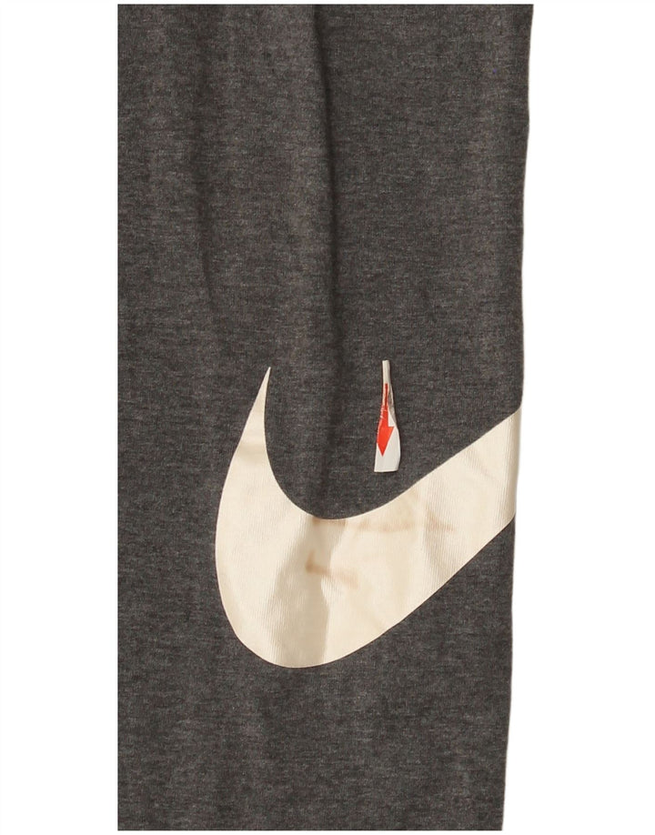 Damskie legginsy Nike Graphic UK 12, średnioszare, bawełniane w cętki