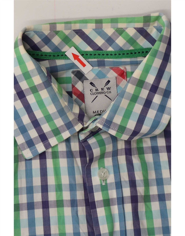 Crew Clothing Męska koszula o klasycznym kroju, średnia, wielokolorowa bawełniana kratka