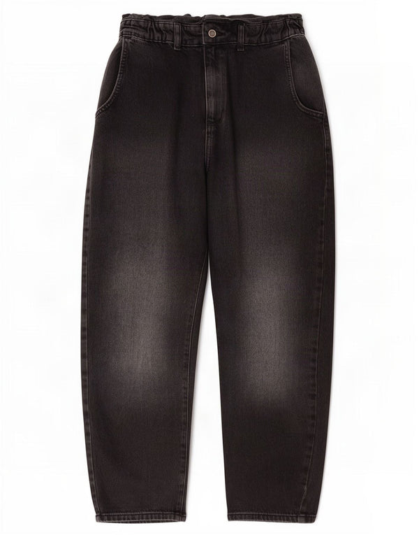 Damskie jeansy Zara Crop z wysokim stanem EU 38 Small W28 L25 Szara bawełna