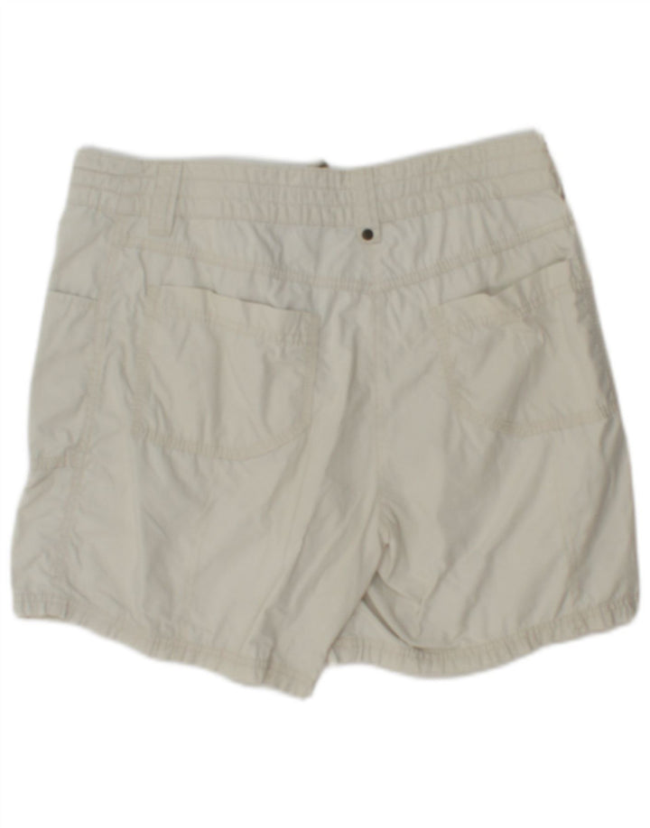 Marks & Spencer Damskie spodenki cargo UK 12 Medium W30 Beżowa bawełna