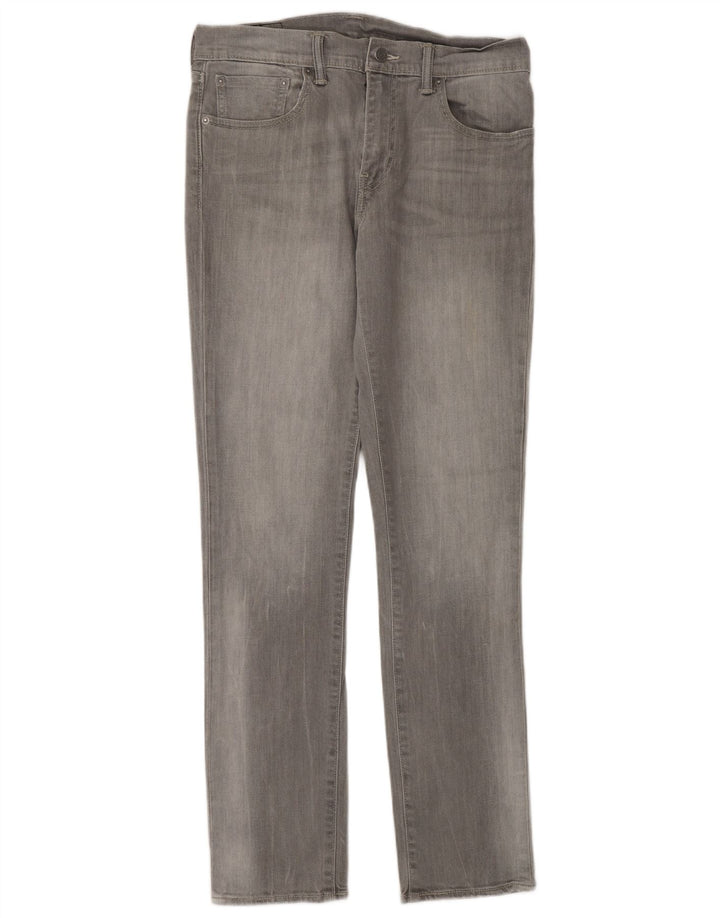 Męskie jeansy Levi's 511 Slim W32 L32 Szara bawełna