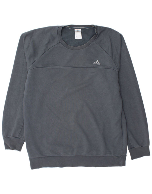 Bluza męska ADIDAS Climalite, duża, bawełniana, granatowa