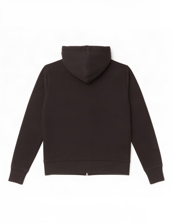 Calvin Klein Jeans Womens Graphic Zip Hoodie Sweater UK 10 Small Black