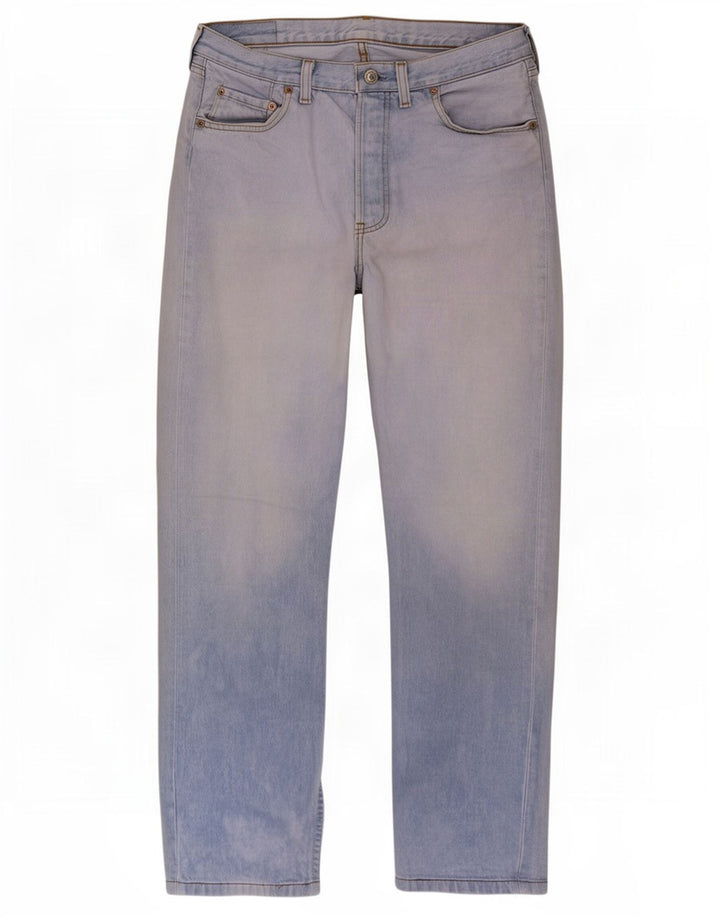 Męskie proste dżinsy Levi's W34 L31 Niebieskie bawełniane