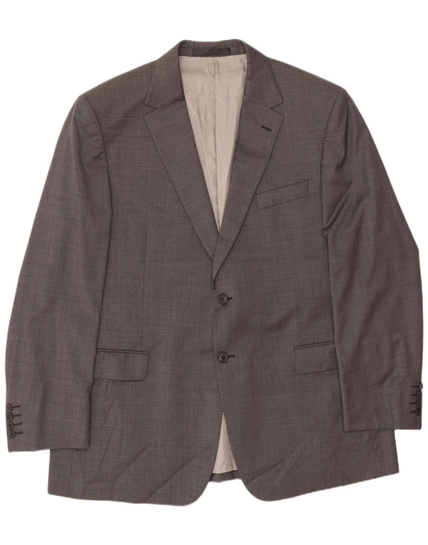 Marks & Spencer Męska marynarka zapinana na 2 guziki, UK 44 XL, szara wełna