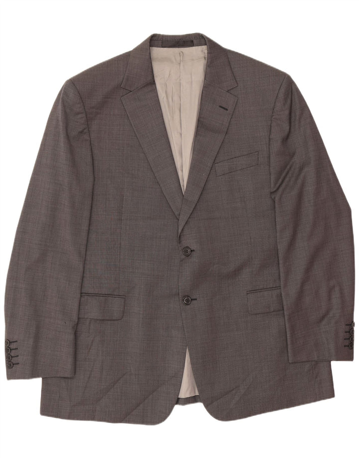 Marks & Spencer Męska marynarka zapinana na 2 guziki, UK 44 XL, szara wełna