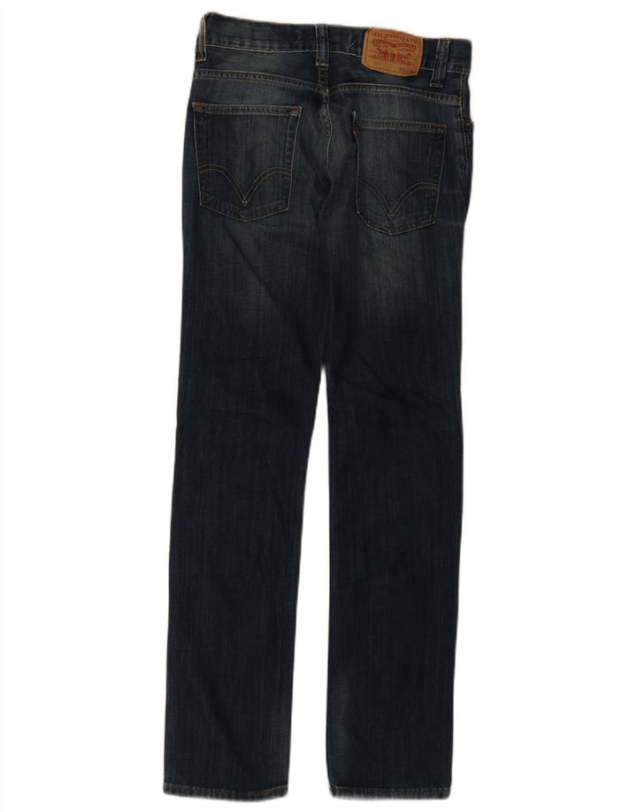 Męskie jeansy Levi's 511 Slim W31 L34 Granatowa bawełna