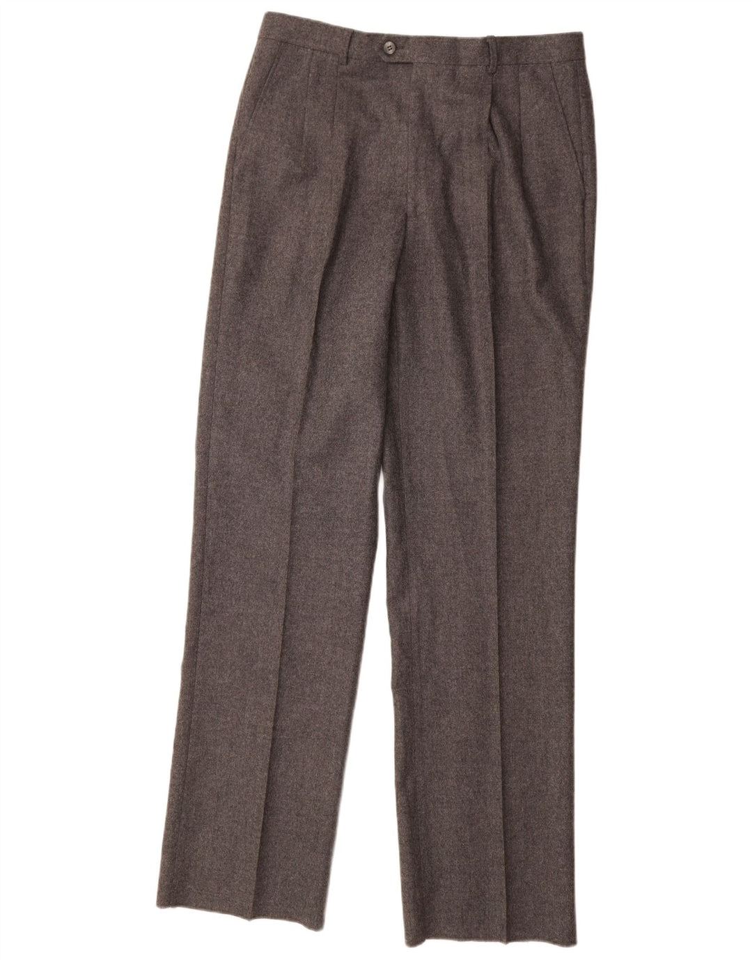 Męskie spodnie garniturowe Marzotto IT 48 Medium W32 L34 Szara wełna