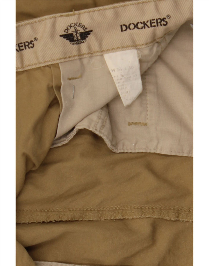 Męskie spodnie Chino Dockers W34 L30 Khaki