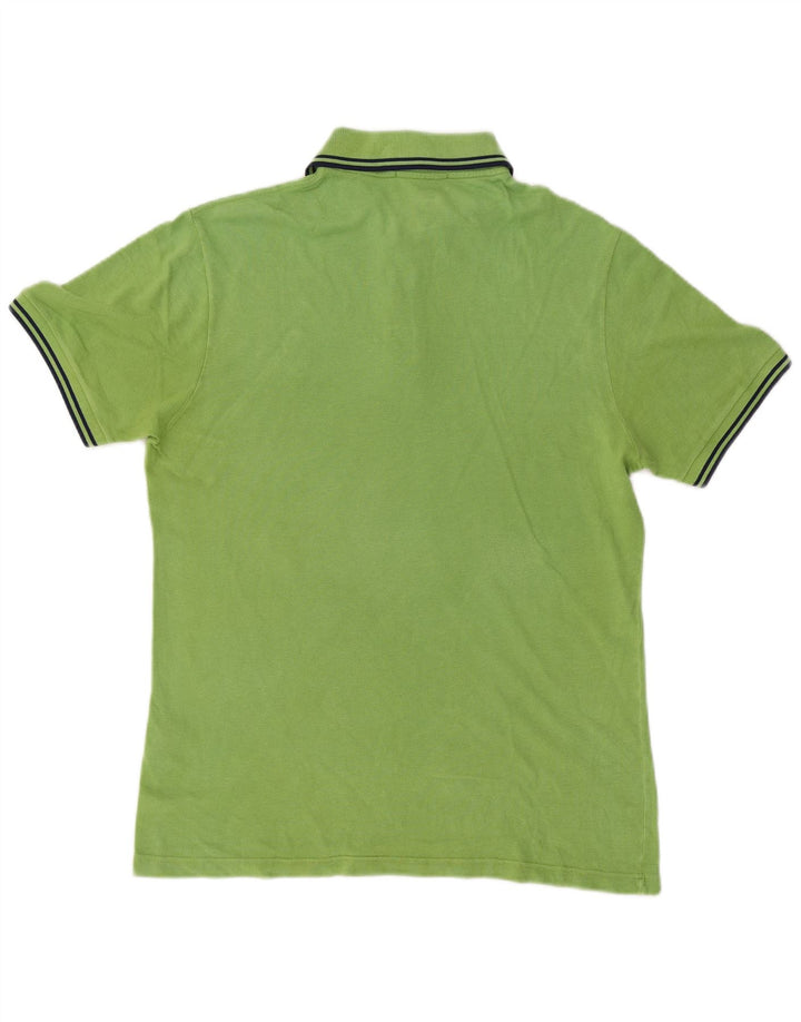 Męska koszulka polo Fred Perry, średnia zielona bawełna
