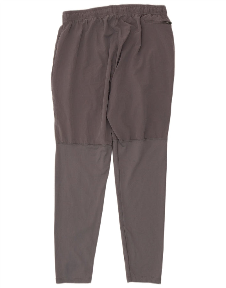 Męskie spodnie dresowe Nike Dri Fit, duże, szare, z poliestru