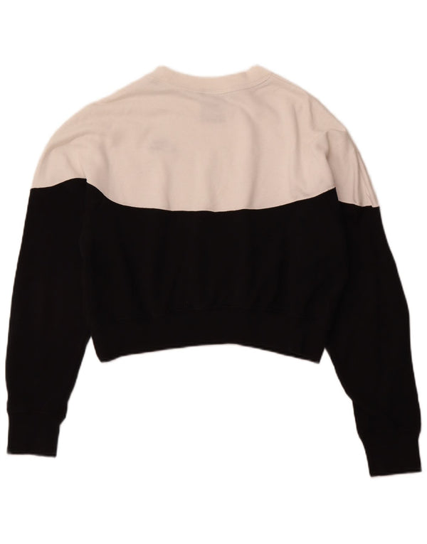 Damska bluza dresowa NIKE, UK 14, bawełna w kolorze średniej czerni