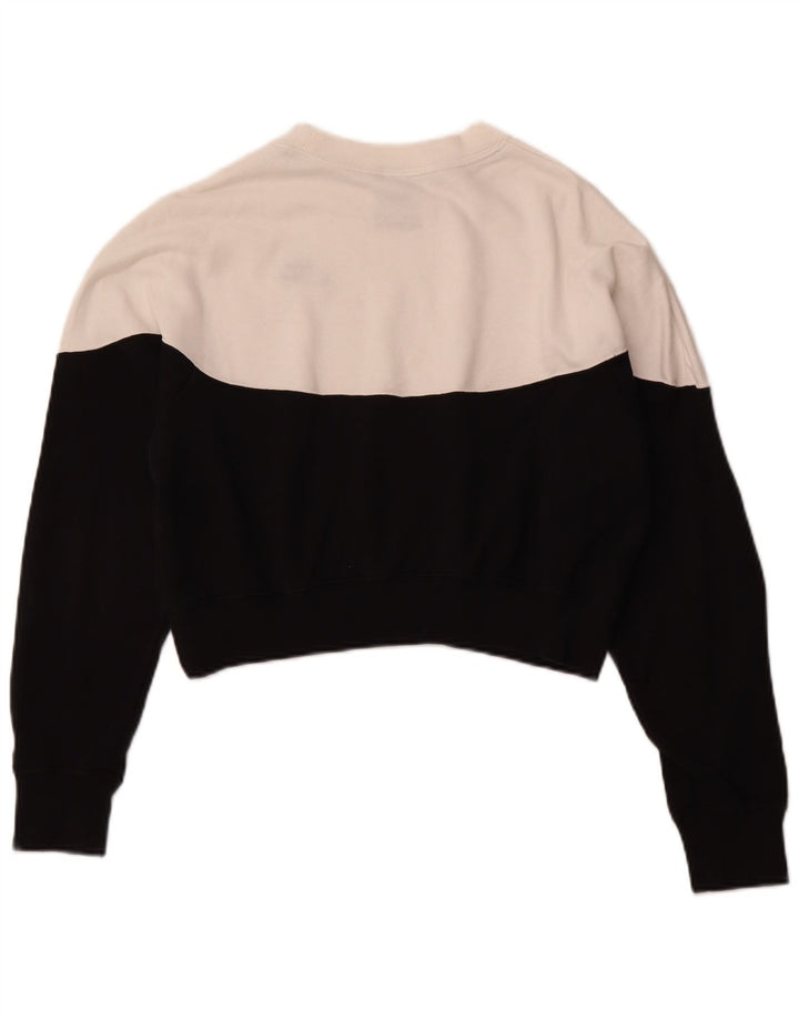 Damska bluza dresowa NIKE, UK 14, bawełna w kolorze średniej czerni