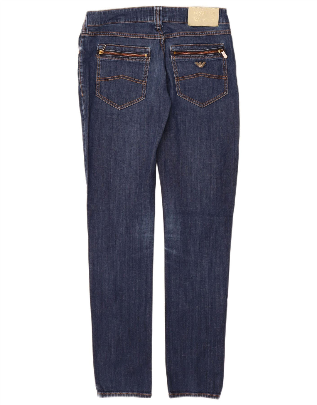 Damskie jeansy Armani Slim W27 L32 Niebieskie
