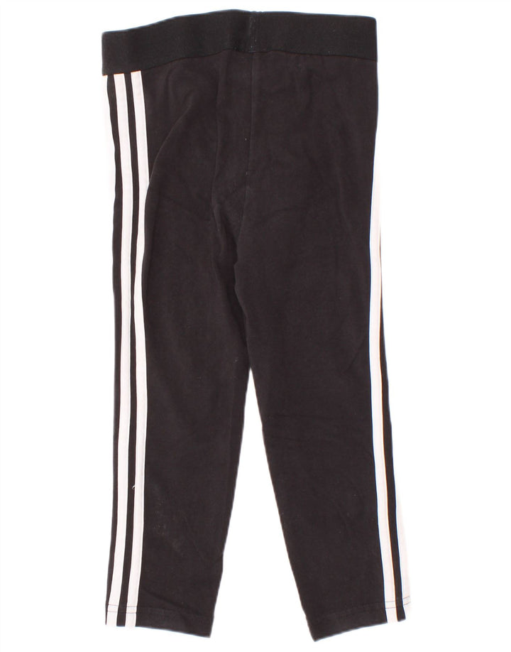 Legginsy Adidas Dziewczęce 2-3 Lat Czarne Bawełniane