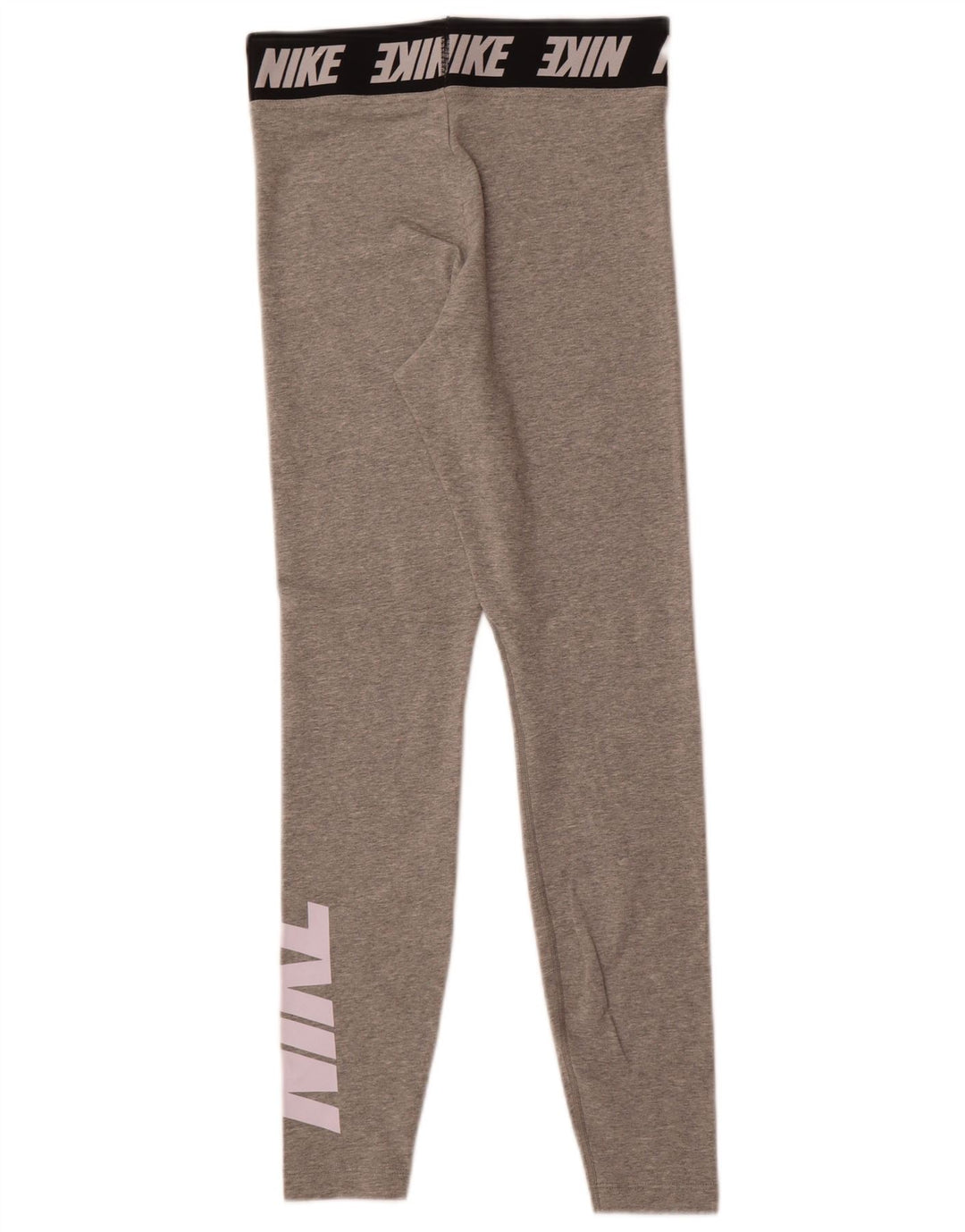 Damskie legginsy Nike Graphic UK 10, małe, szare, bawełniane
