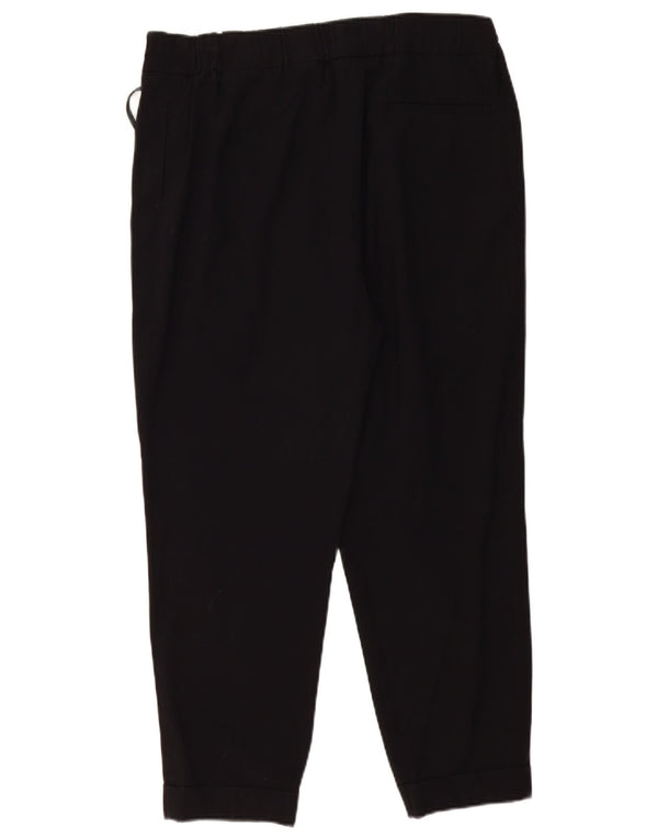 Marks & Spencer Damskie zwężane spodnie codzienne UK 16 Large W36 L27 Czarne