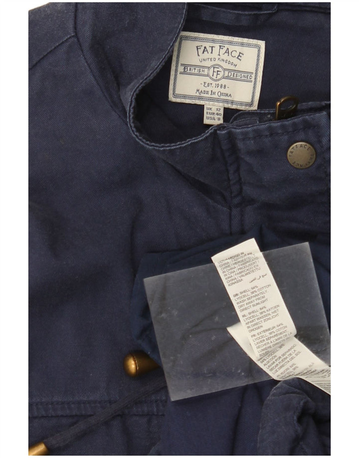 Damska kurtka wojskowa FAT FACE UK 12 Średni granatowy Lyocell