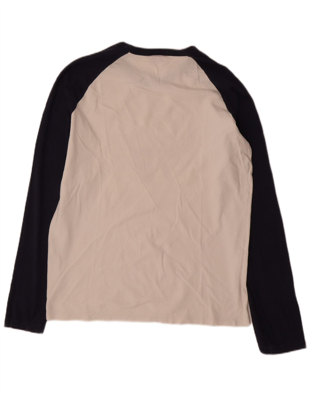 Męski graficzny top Levi's z długim rękawem, mały, biały, bawełniany