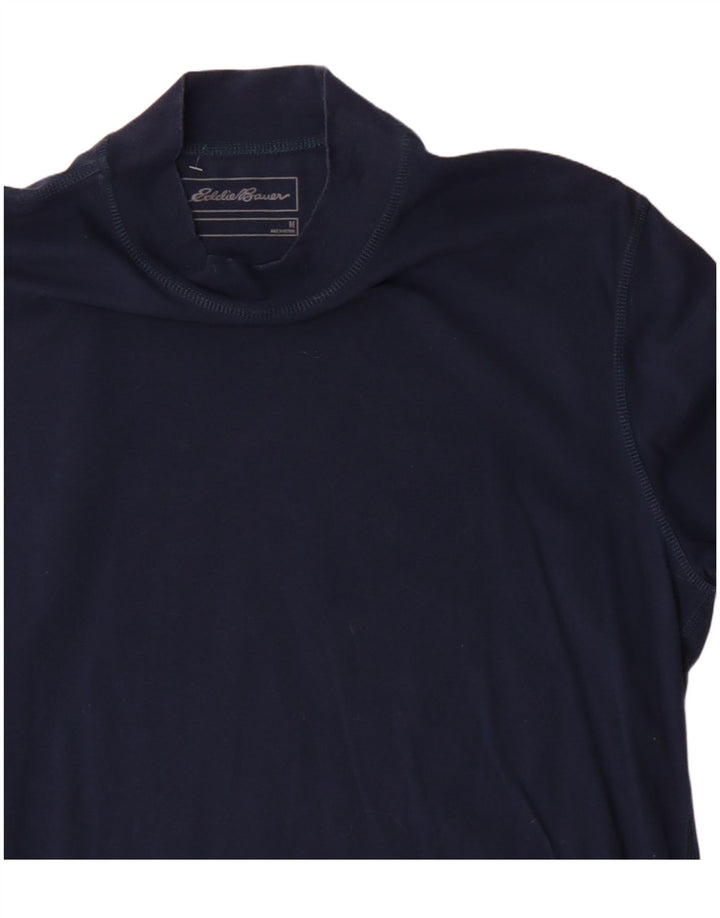 Męski top z długim rękawem Eddie Bauer, średni granatowy, bawełniany