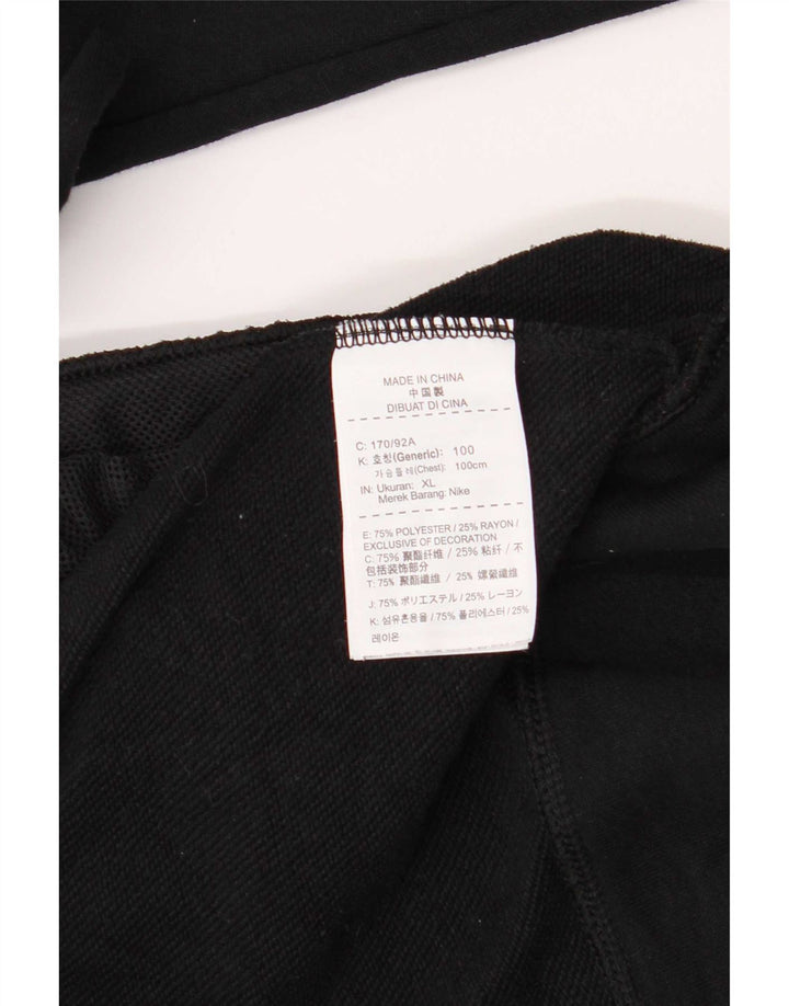 Męska bluza Nike Dri Fit z grafiką XL, czarny poliester