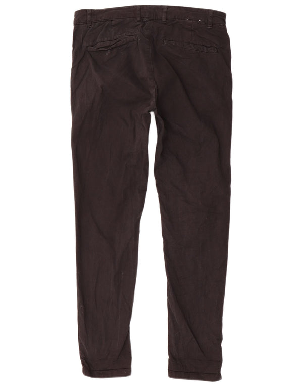 Spodnie męskie Zara Skinny Chino EU 42 Large W32 L30 Czarna bawełna