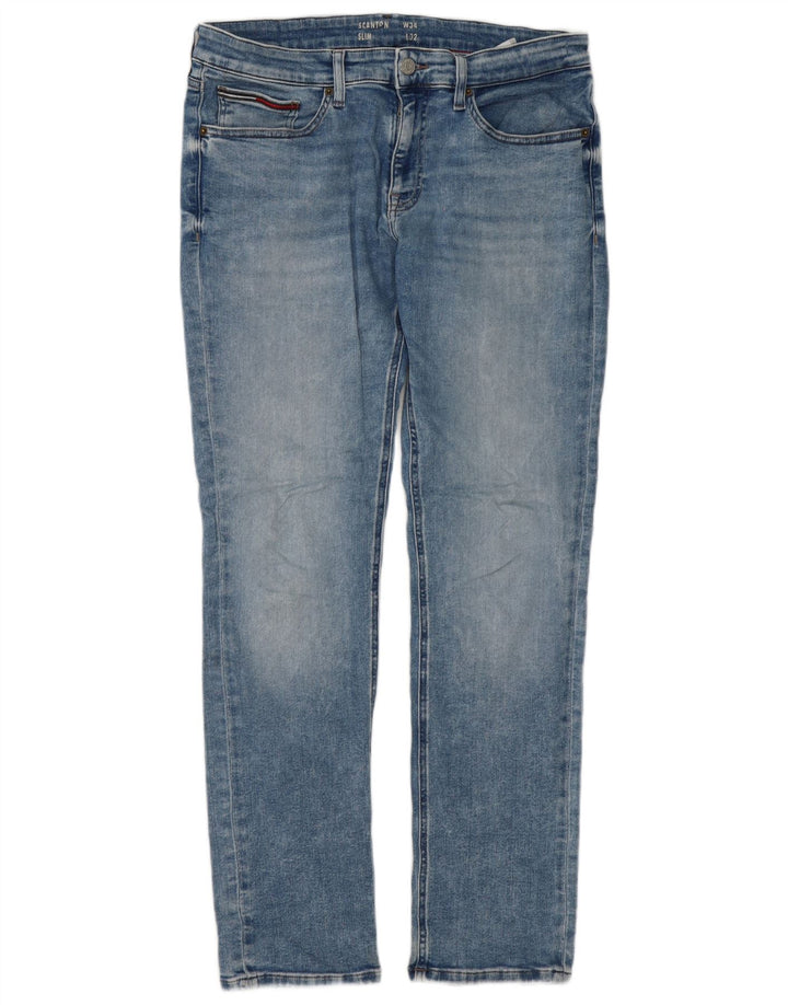 Męskie dżinsy Tommy Hilfiger Scanton Slim W34 L32 Niebieskie