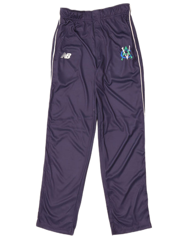 Damskie spodnie dresowe New Balance UK 12, średni granatowy poliester