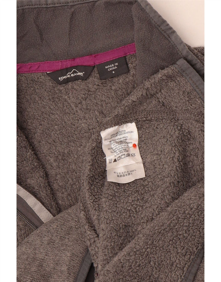 Damska kurtka dresowa Eddie Bauer UK 10, mała, szara, nakrapiana, poliester