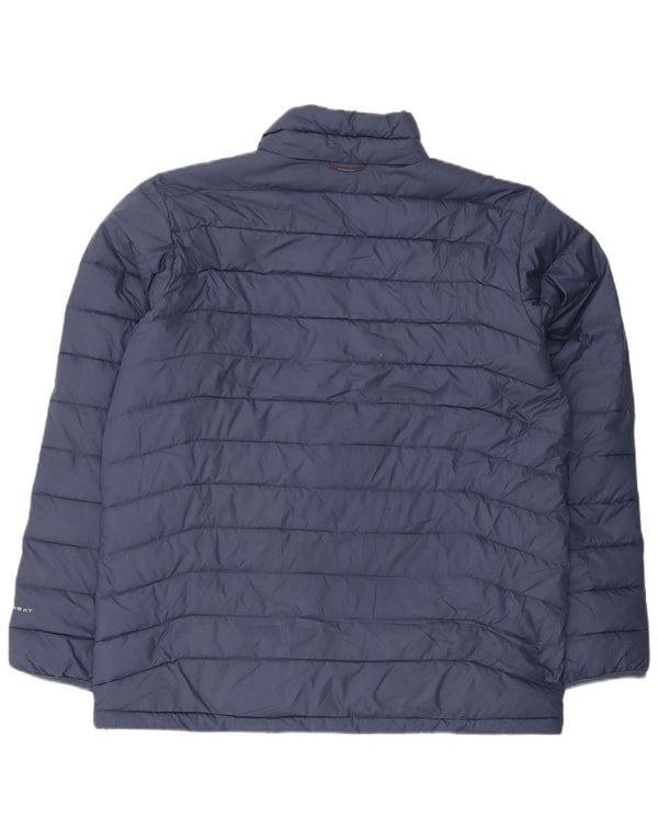 Męska wyściełana kurtka Columbia Omni-Heat Liner UK 40, duży granatowy poliester