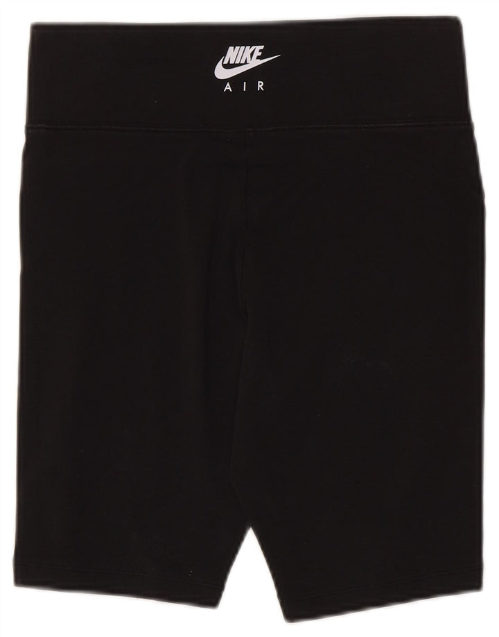 Damskie spodenki sportowe Nike Graphic UK 12, średnie czarne, bawełniane