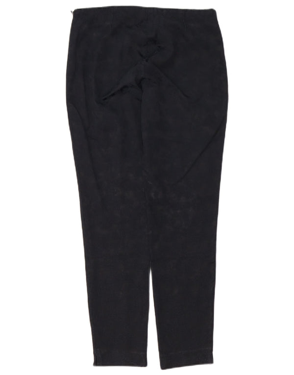 Liu Jo Damskie spodnie Ajay Slim Casual IT 40 Small W28 L27 Czarna kratka