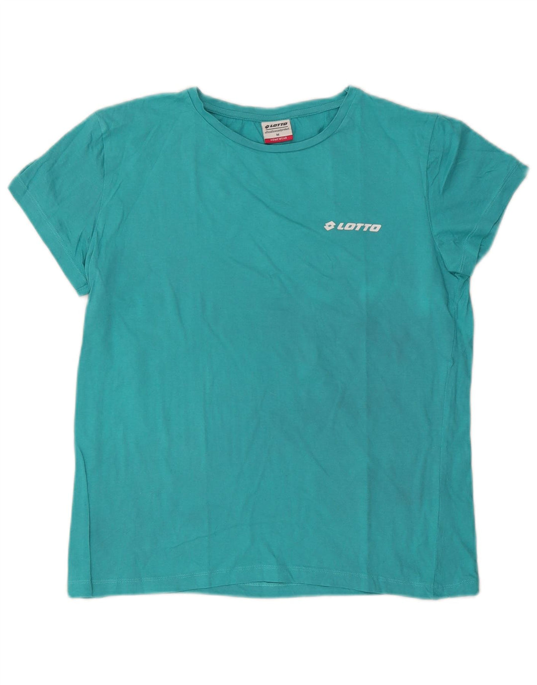 T-shirt damski Lotto Top UK 14 Średni niebieski, bawełniany