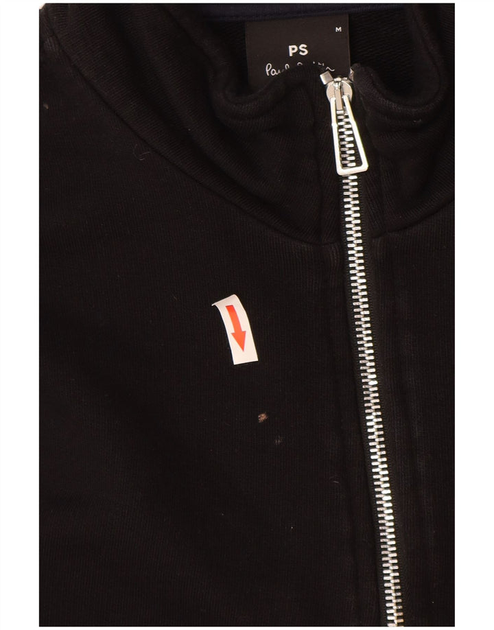 Męska bluza Paul Smith z zamkiem błyskawicznym, średnia czarna bawełna