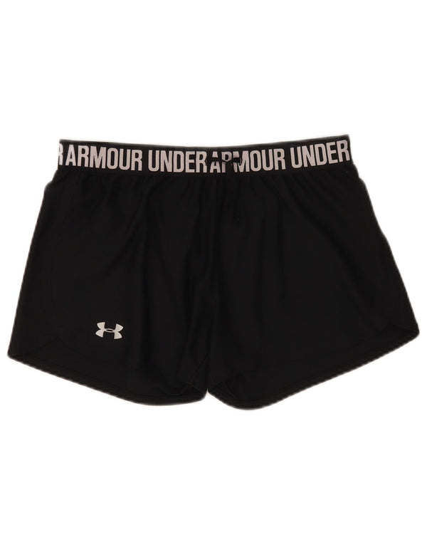 Damskie spodenki sportowe Under Armour Heat Gear Graphic UK 14, średnie czarne