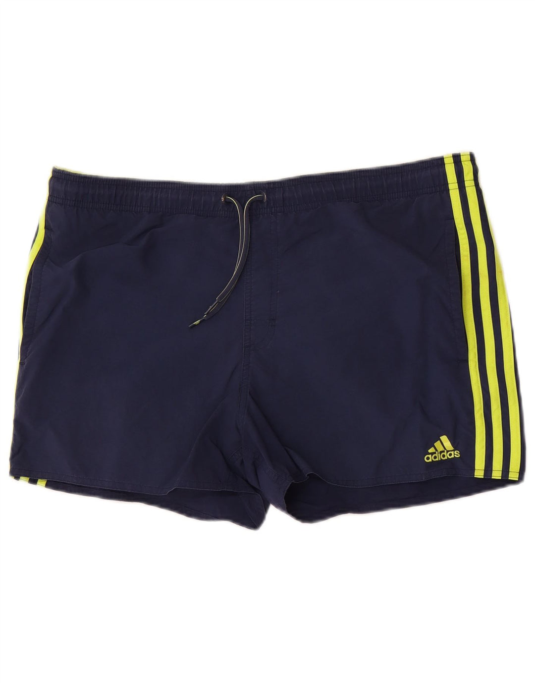 Męskie spodenki kąpielowe Adidas, średnie granatowe, nylonowe