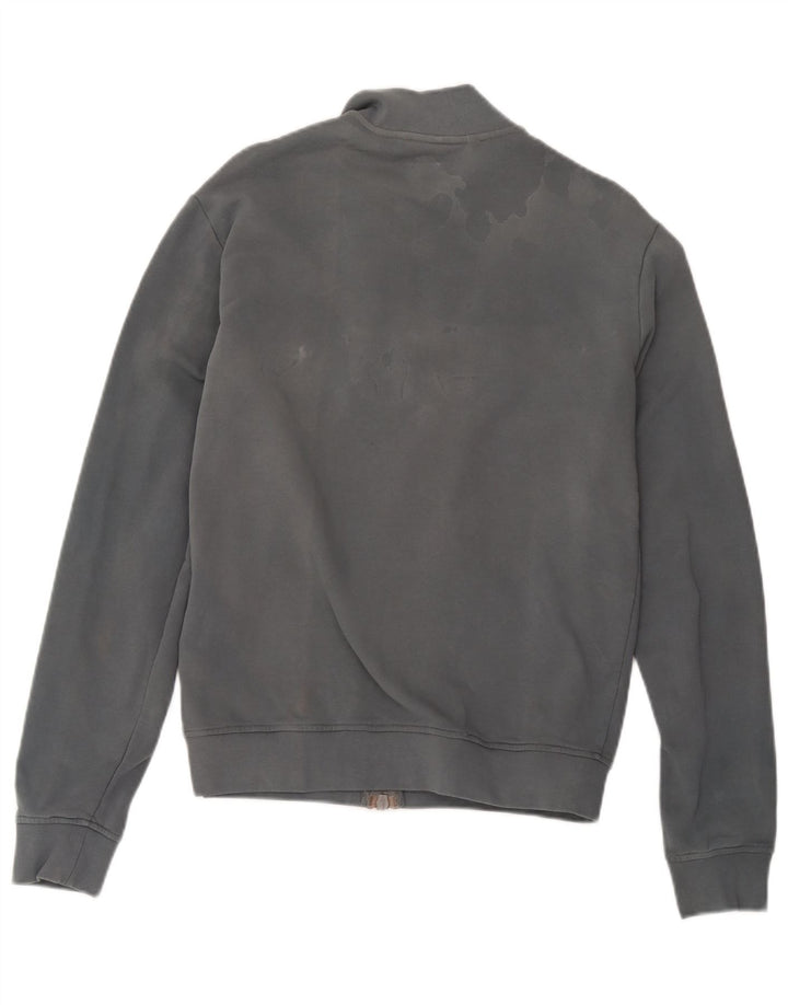 Damska kurtka dresowa Armani Jeans UK 16, duża, szara, z blokami kolorów