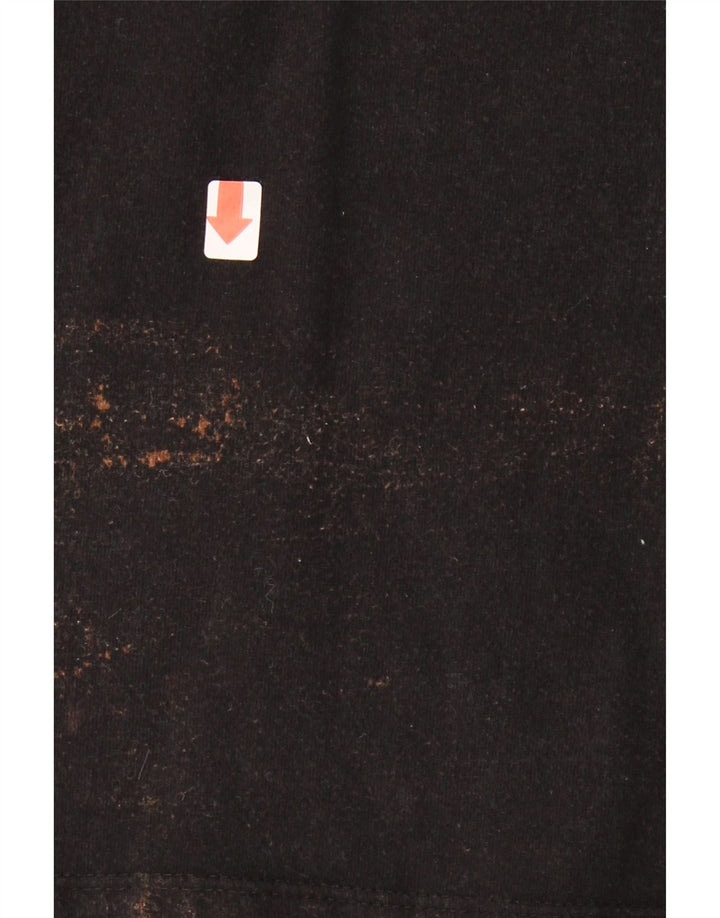 PULL & BEAR Mens Graphic T-Shirt Top Large Black Vintage Pull & Bear and Second-Hand Pull & Bear from Messina Hembry 