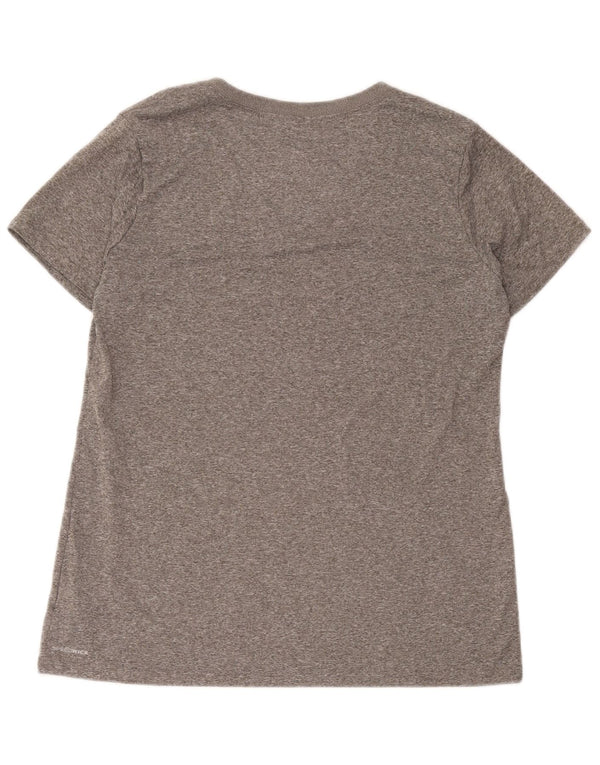 T-shirt damski Reebok Top UK 16, duży, szary, poliester