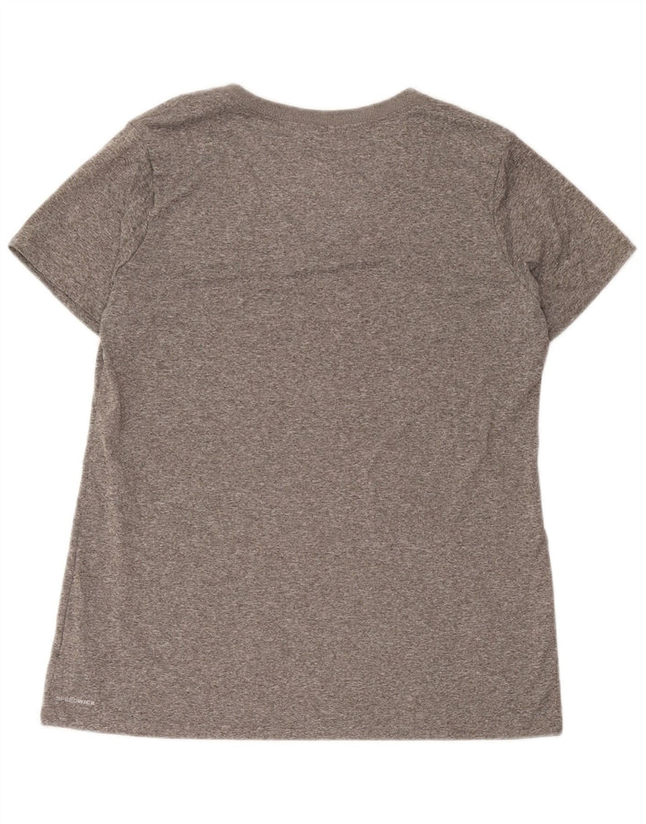 T-shirt damski Reebok Top UK 16, duży, szary, poliester