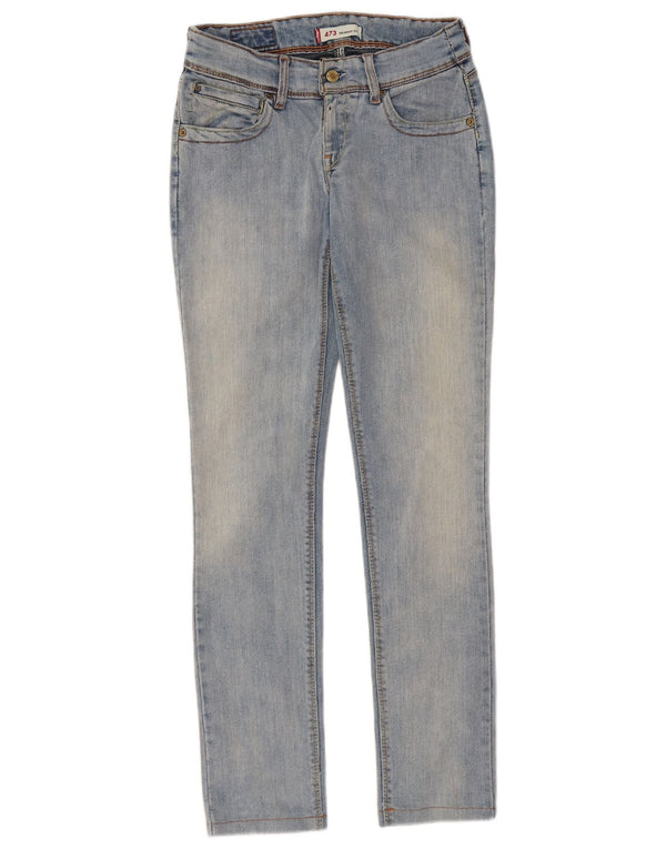 Damskie jeansy Levi's 473 Skinny W29 L31 Niebieska bawełna