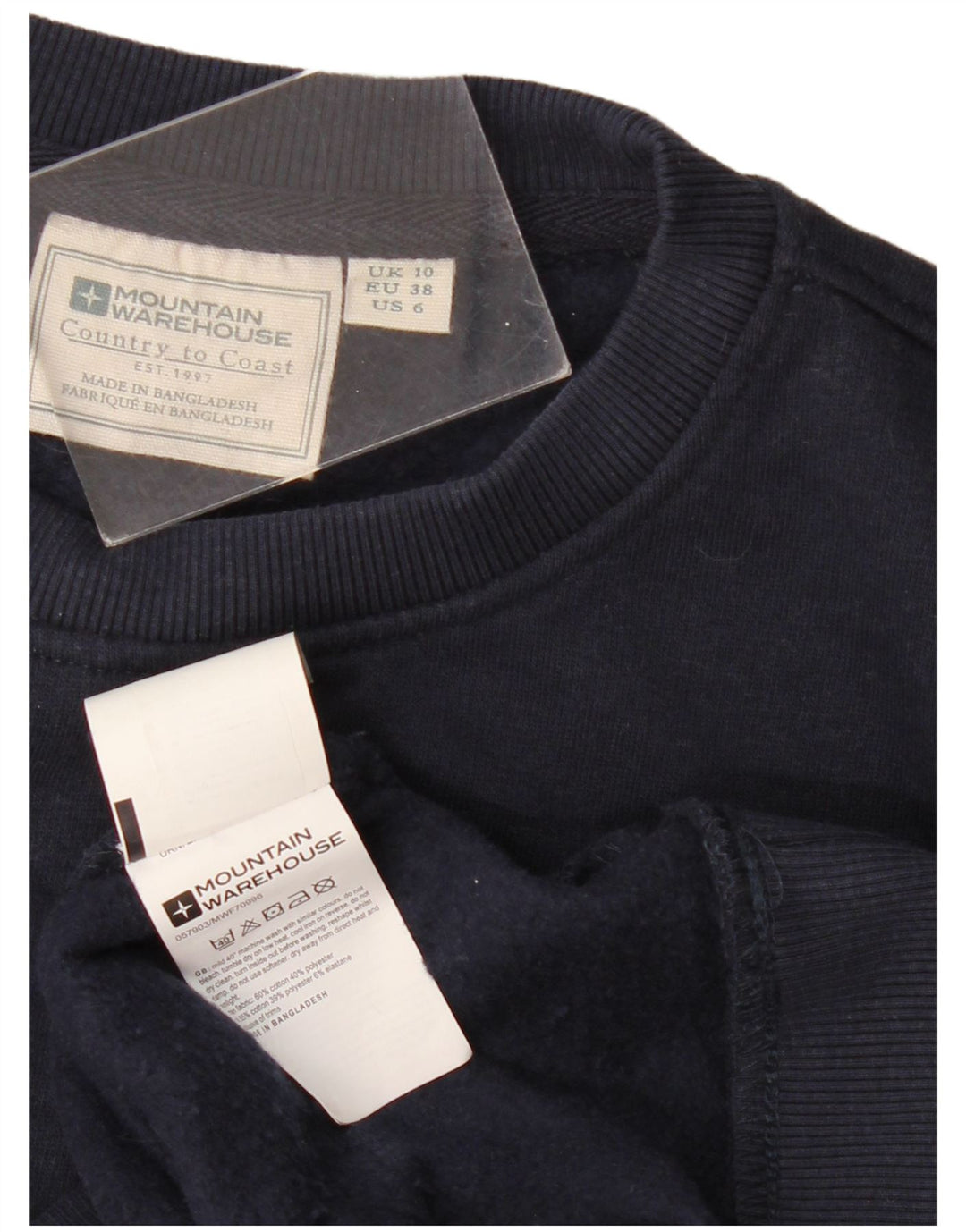 Damski sweter oversize Mountain Warehouse UK 10, mały, granatowy