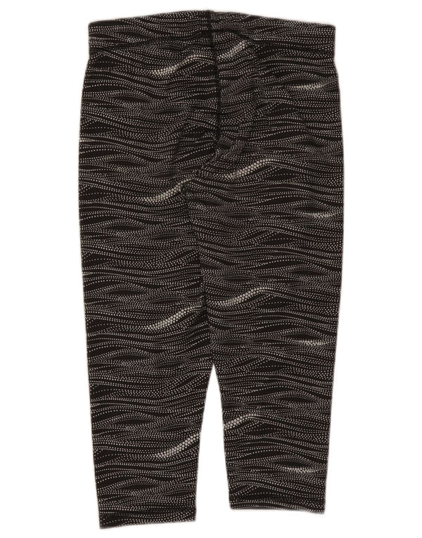 Damskie legginsy Capri Puma UK 14, poliester w średnie czarne paski