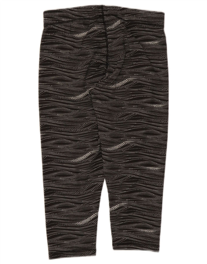 Damskie legginsy Capri Puma UK 14, poliester w średnie czarne paski