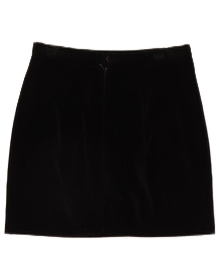 Damska aksamitna spódniczka mini Elizabeth Ascot IT 42 Medium W28 czarna