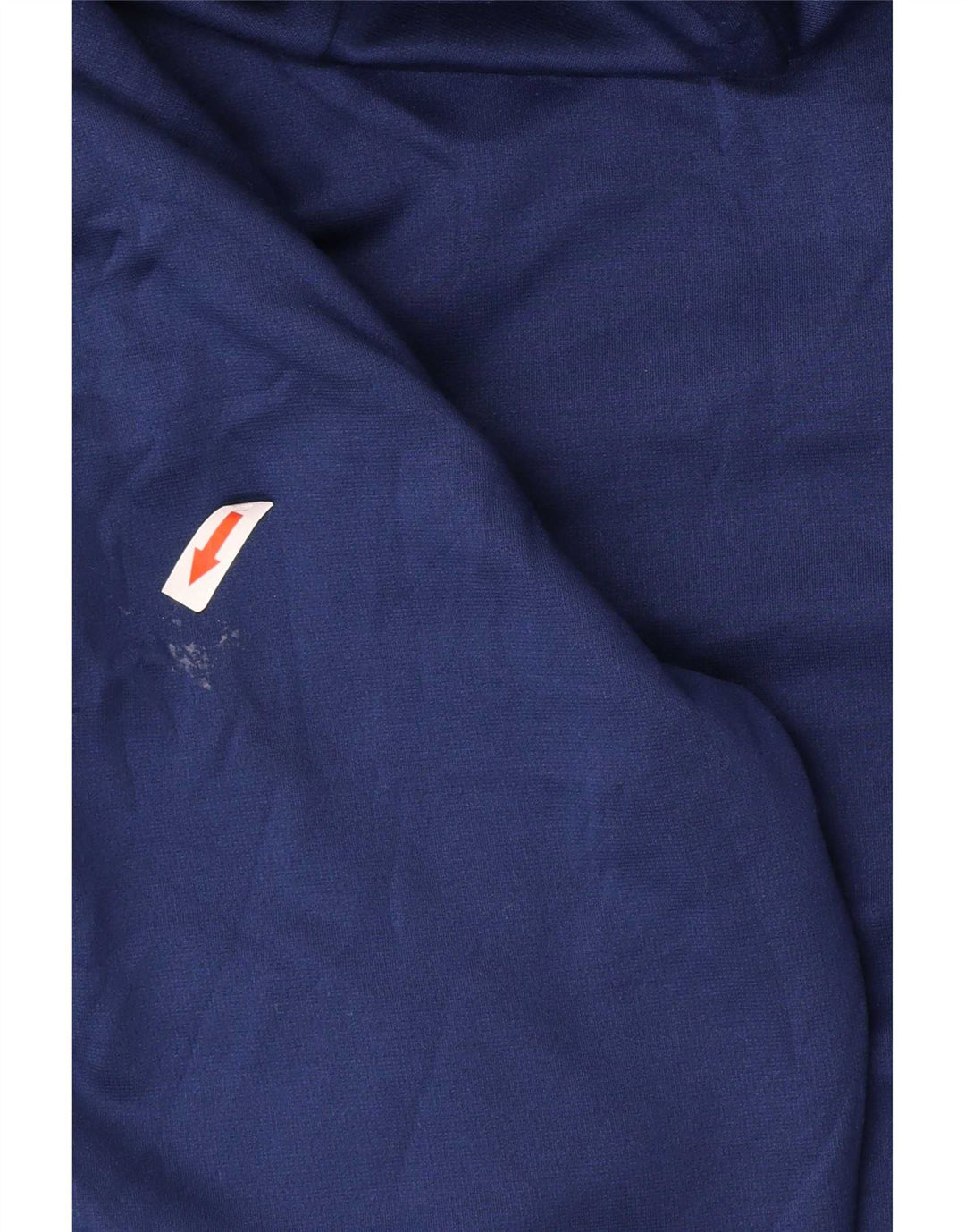 Męski sweter z kapturem i zamkiem błyskawicznym Nike Dri Fit, mały, granatowy, poliestrowy