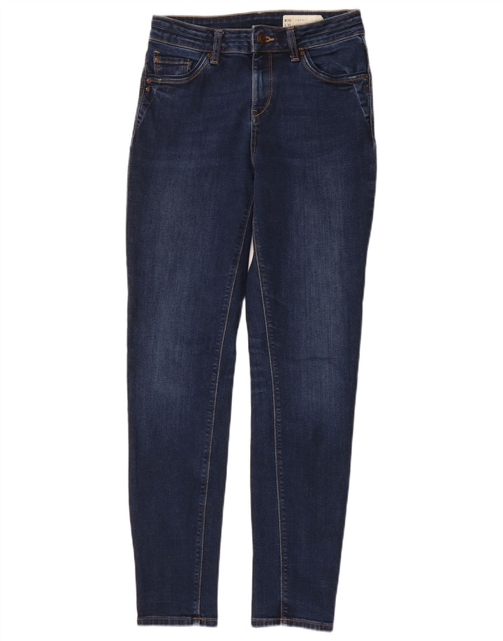 Damskie jeansy skinny ESPRIT W28 L32 Granatowe, bawełniane