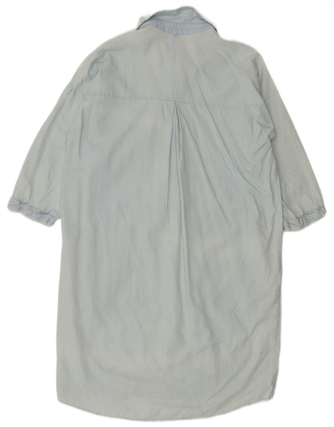 Whistles Damska luźna sukienka koszulowa z pulowerem UK 10, mała, niebieska bawełna