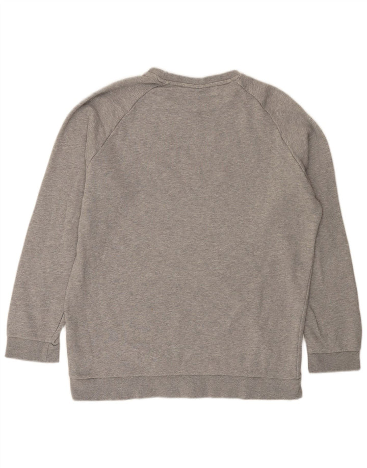 Bluza męska Adidas, duża, szara, nakrapiana bawełna